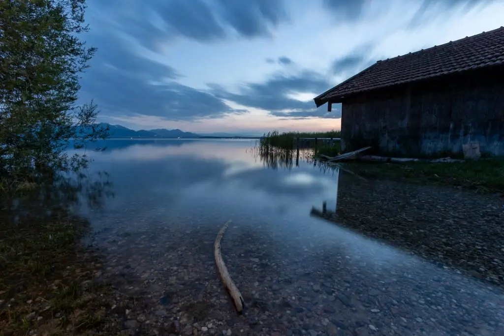 Chiemsee zur blauen Stunde