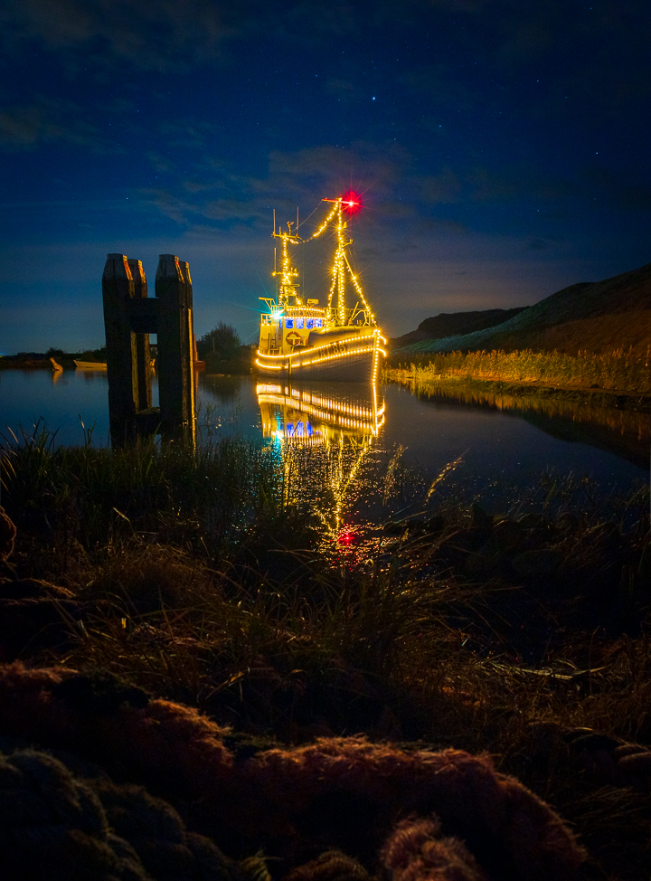 Beleuchtetes Schiff, Holland