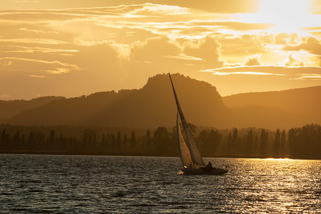 Sonnenuntergang, Bodensee