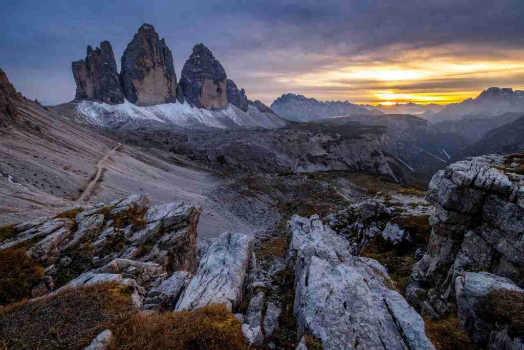 Drei Zinnen - Sonnenuntergang